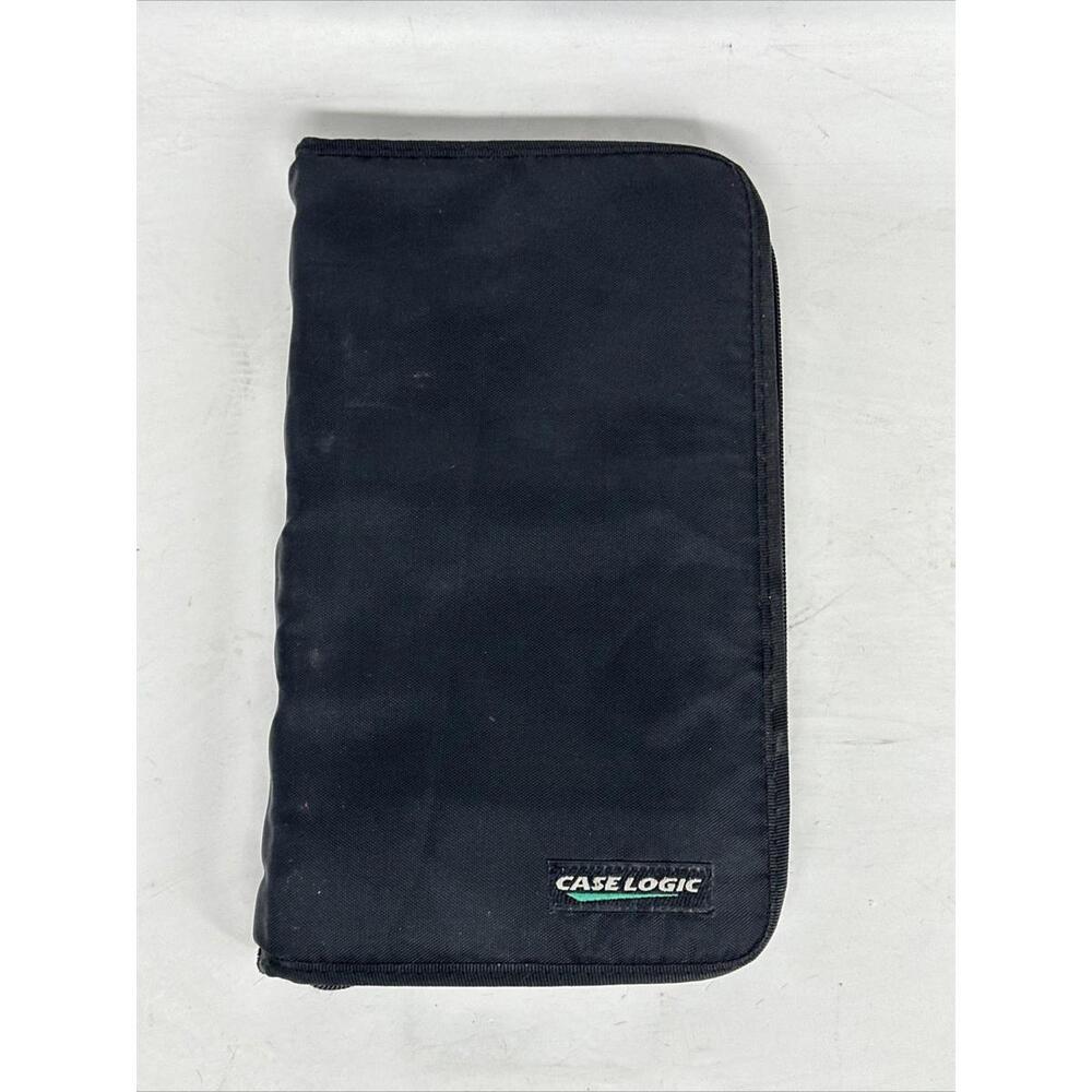 Vintage Case Logic Teal-Label 48 CD / DVD Carrying Case W Product Catalog
